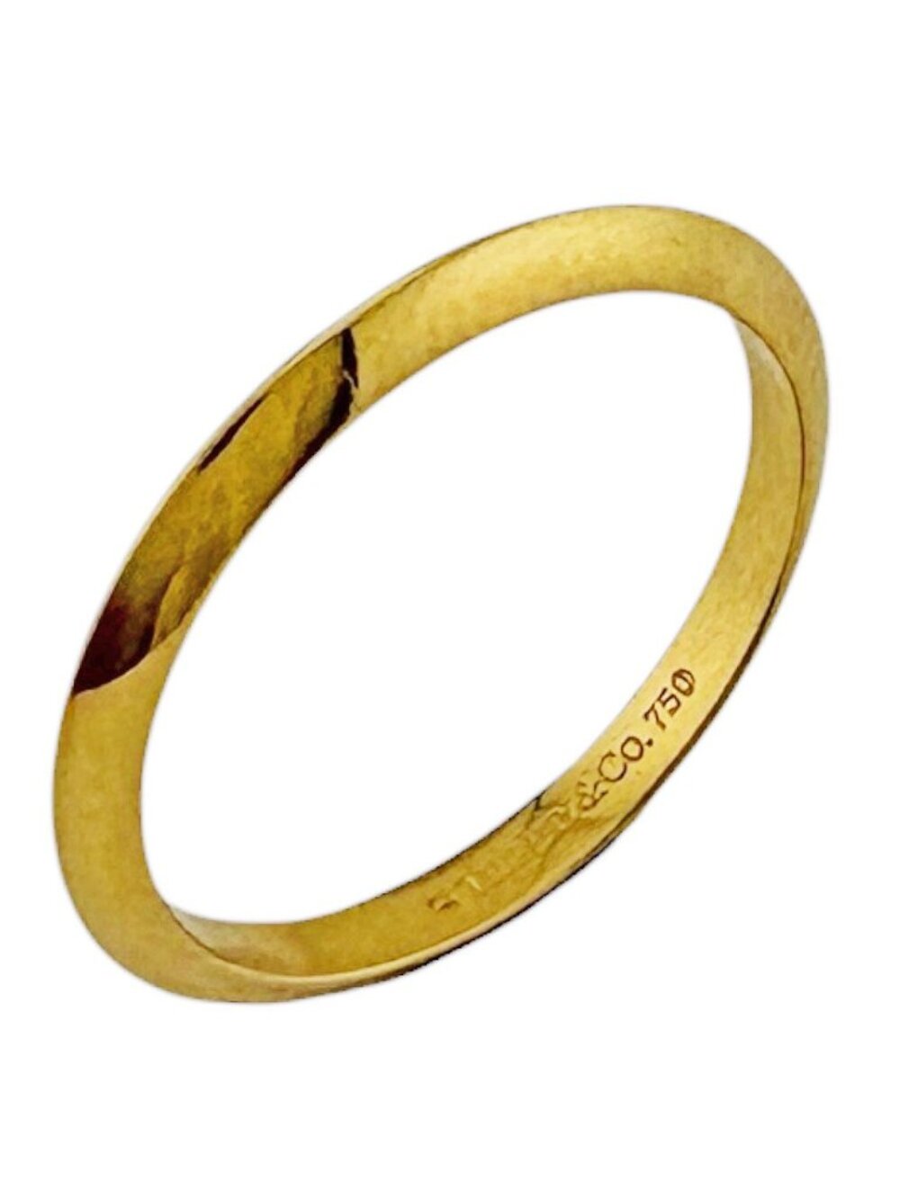 Tiffany & Co Knife Edge Ring 18k Yellow Gold
